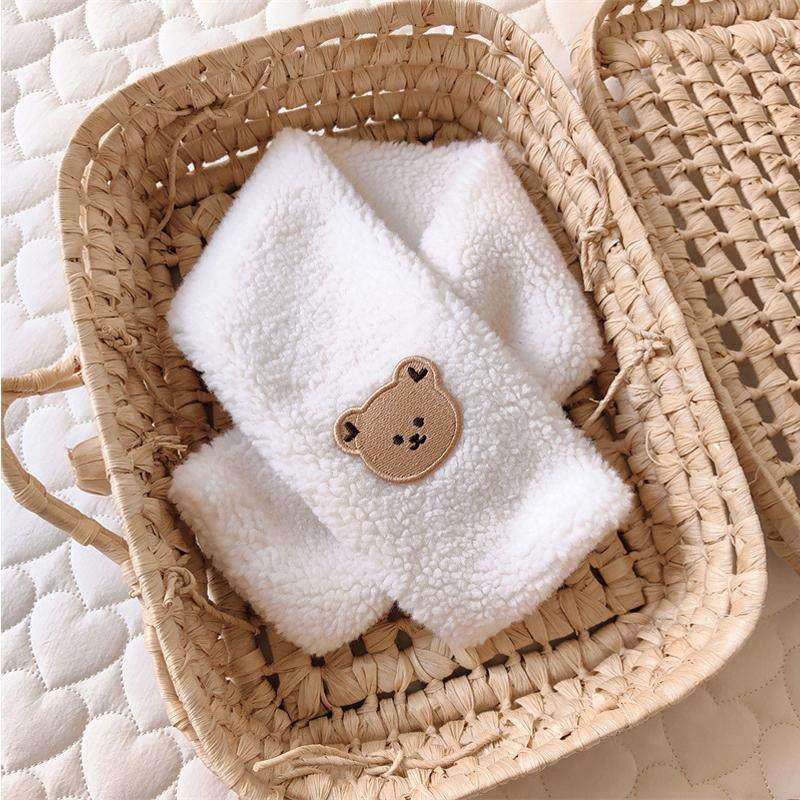 韩版婴幼儿童围巾冬天毛绒加厚男女宝宝卡通可爱小围脖防风保暖潮,淘宝优惠券,粉丝福利购,淘宝优惠卷