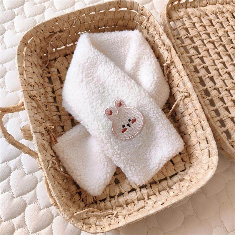 韩版婴幼儿童围巾冬天毛绒加厚男女宝宝卡通可爱小围脖防风保暖潮,淘宝优惠券,粉丝福利购,淘宝优惠卷