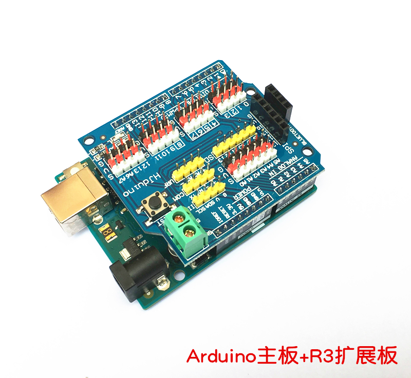 UNO拓展板 R3扩展板 适用于Arduino UNO R3开发板传感器用扩展板 - 图2