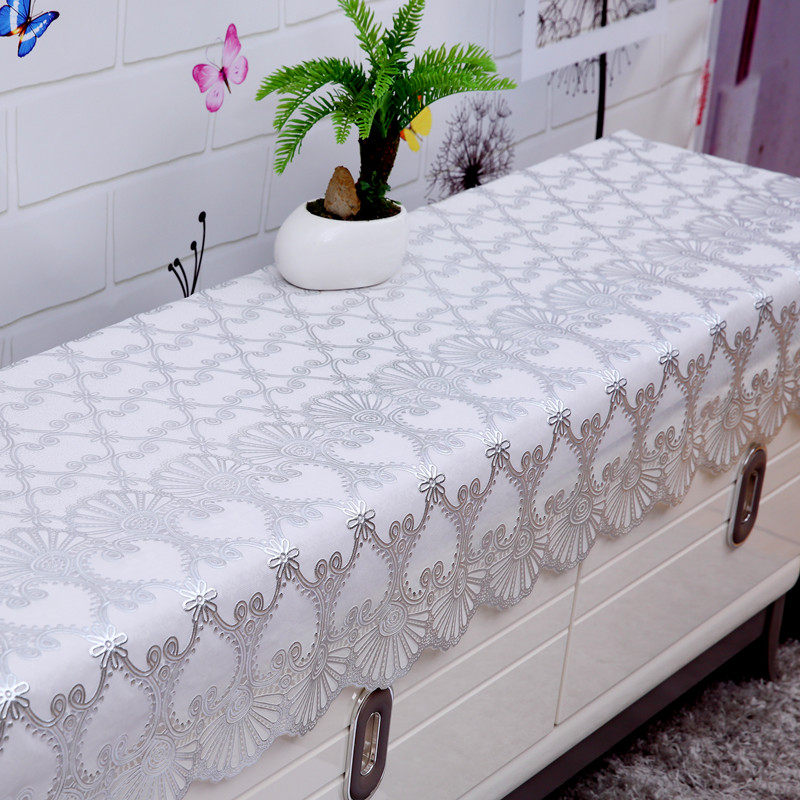 电视柜茶几桌布防水床头柜鞋柜盖布欧式田园长方形玄关垫盖布定制,淘宝优惠券,粉丝福利购,淘宝优惠卷