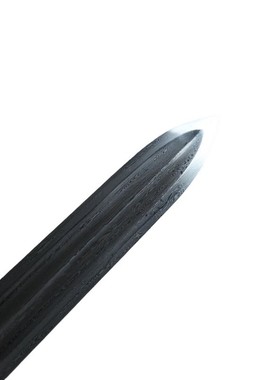 瓦面汉剑秦剑花纹钢一体手工锻打