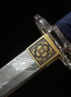 外贸手工一体锻打日本刀东洋武术