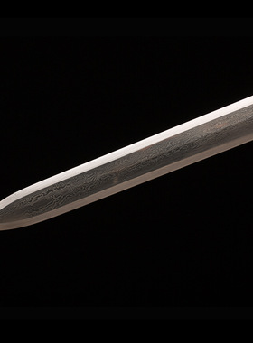 四圣汉剑花纹钢八面一体锻打长剑