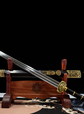 刘邦战剑传统剑一体龙泉市锻打