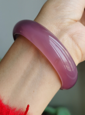 尊贵时尚高档冰种帝王紫玉髓手镯