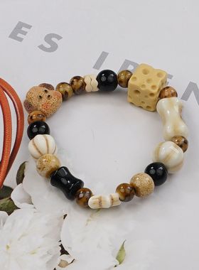 景德镇新品陶瓷手链童趣少女心