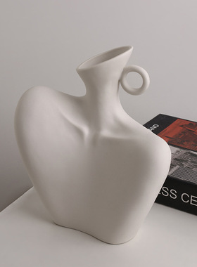 创意人体花瓶客厅插花艺术摆件