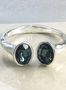 西班牙UNOde50珍珠卡扣手镯ins奢华彩色水晶手环夸张个性欧美春夏