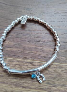 UNOde50彩色水晶装饰弹性手链