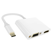 Type-c turn HDMI USB3 0 high-definition 4K switching line TYPE-C TO VGA rewire