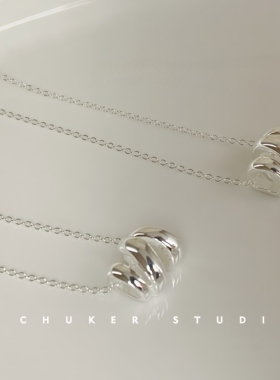 CHUKERS925纯银N字形项链轻奢