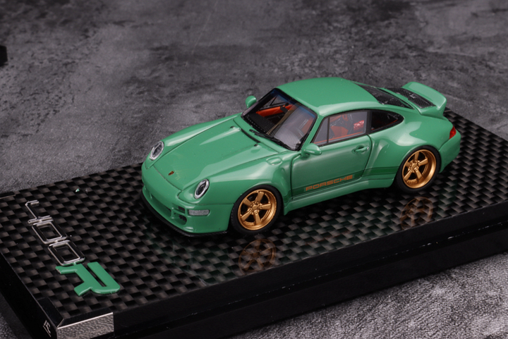 Aircooled 1:64 保时捷 400R Gunther Werks gulf涂装 树脂车模 - 图1