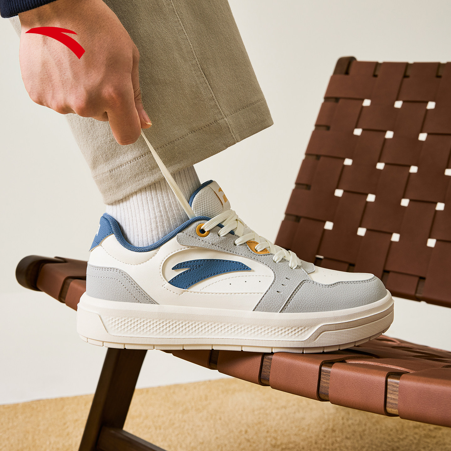 安踏板鞋轻风男鞋软底2025新款秋冬男士小白鞋旗舰店休闲运动鞋子,淘宝优惠券,粉丝福利购,淘宝优惠卷