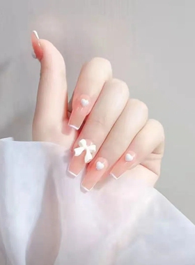 美甲小爱心立体爱心美甲饰品