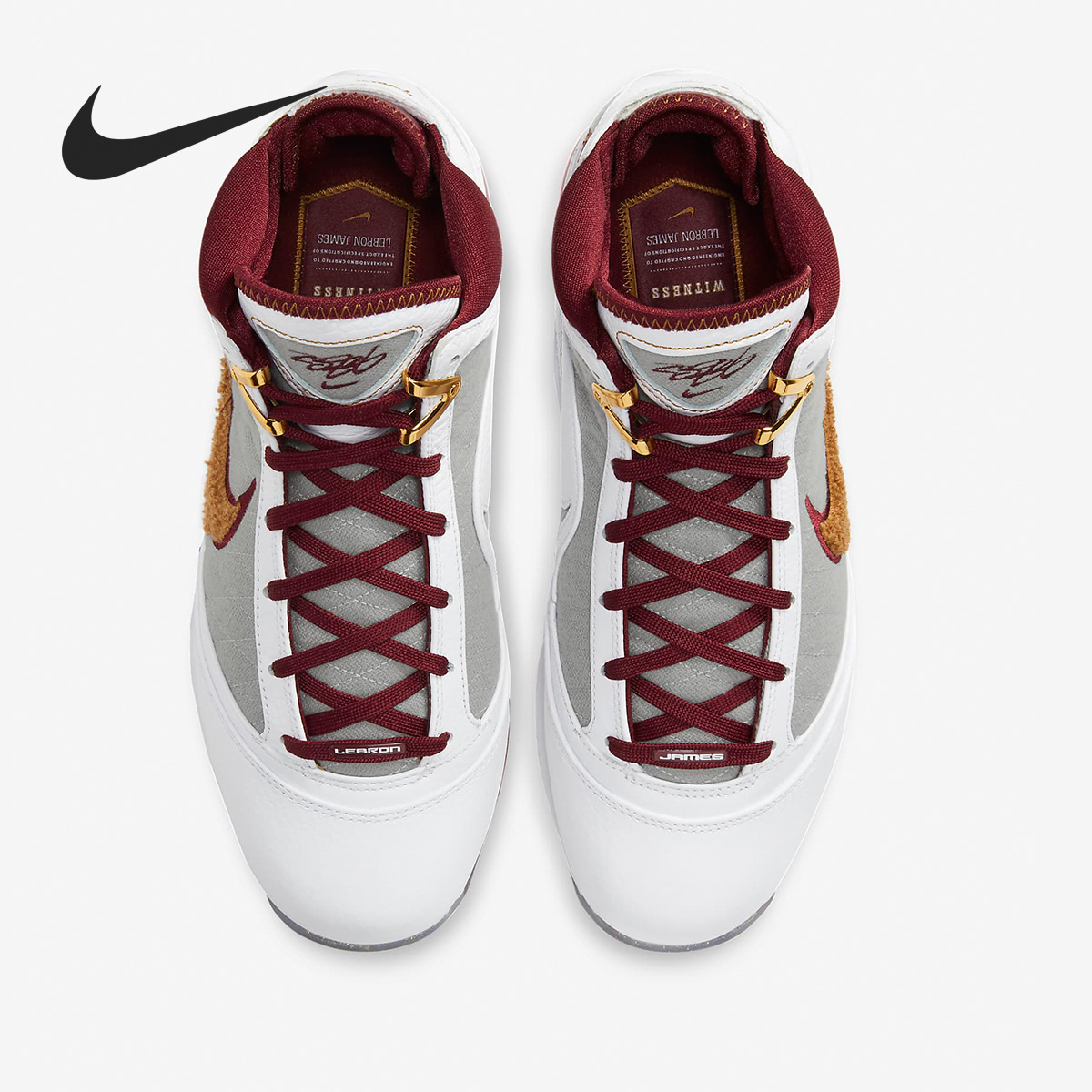 Nike/耐克正品LeBron 7 LBJ7 MVP 詹姆斯7代骑士灰棕篮球鞋CZ8915 - 图3