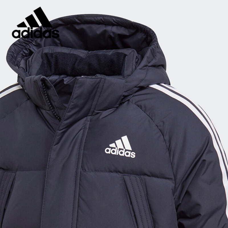 Adidas/阿迪达斯正品中长款大童修身保暖羽绒服新款 GG3651