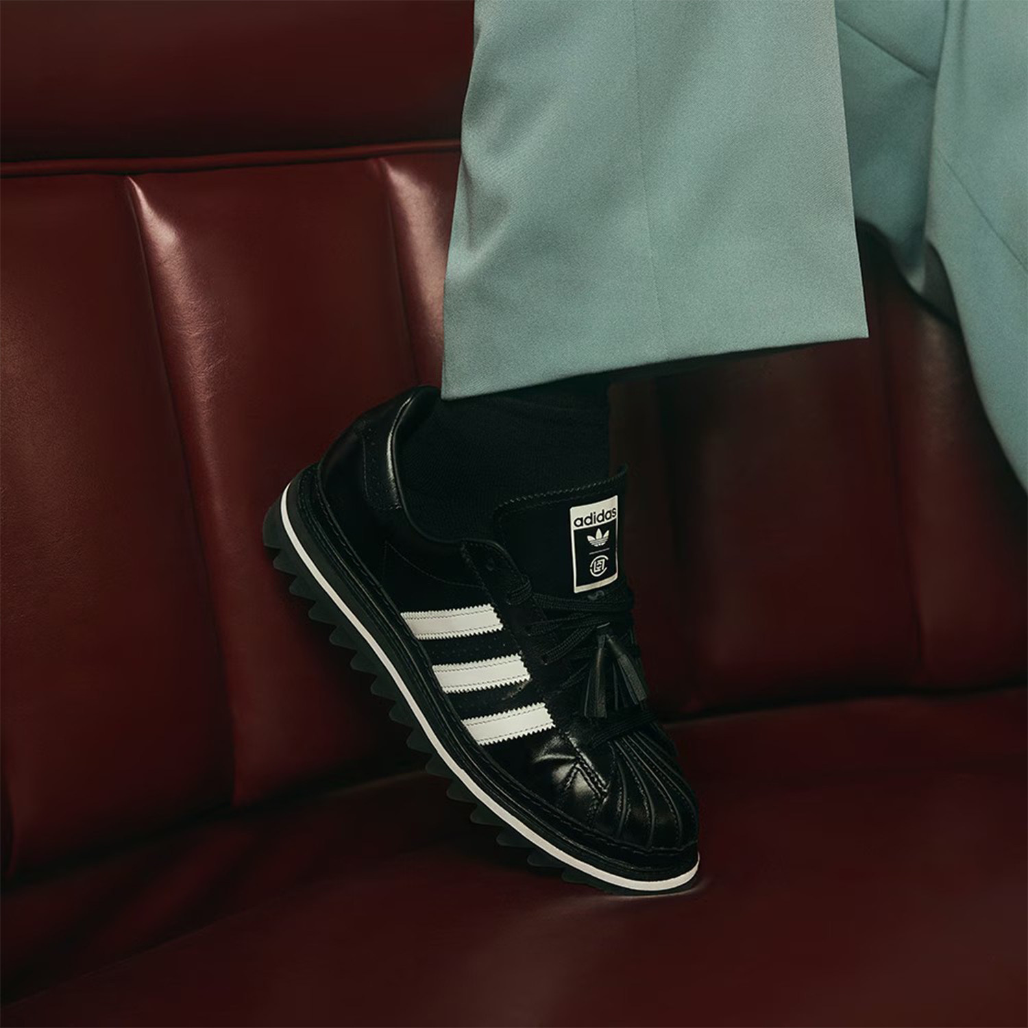 Adidas/阿迪达斯正品三叶草男女同款复古休闲贝壳头板鞋IH5953,淘宝优惠券,粉丝福利购,淘宝优惠卷