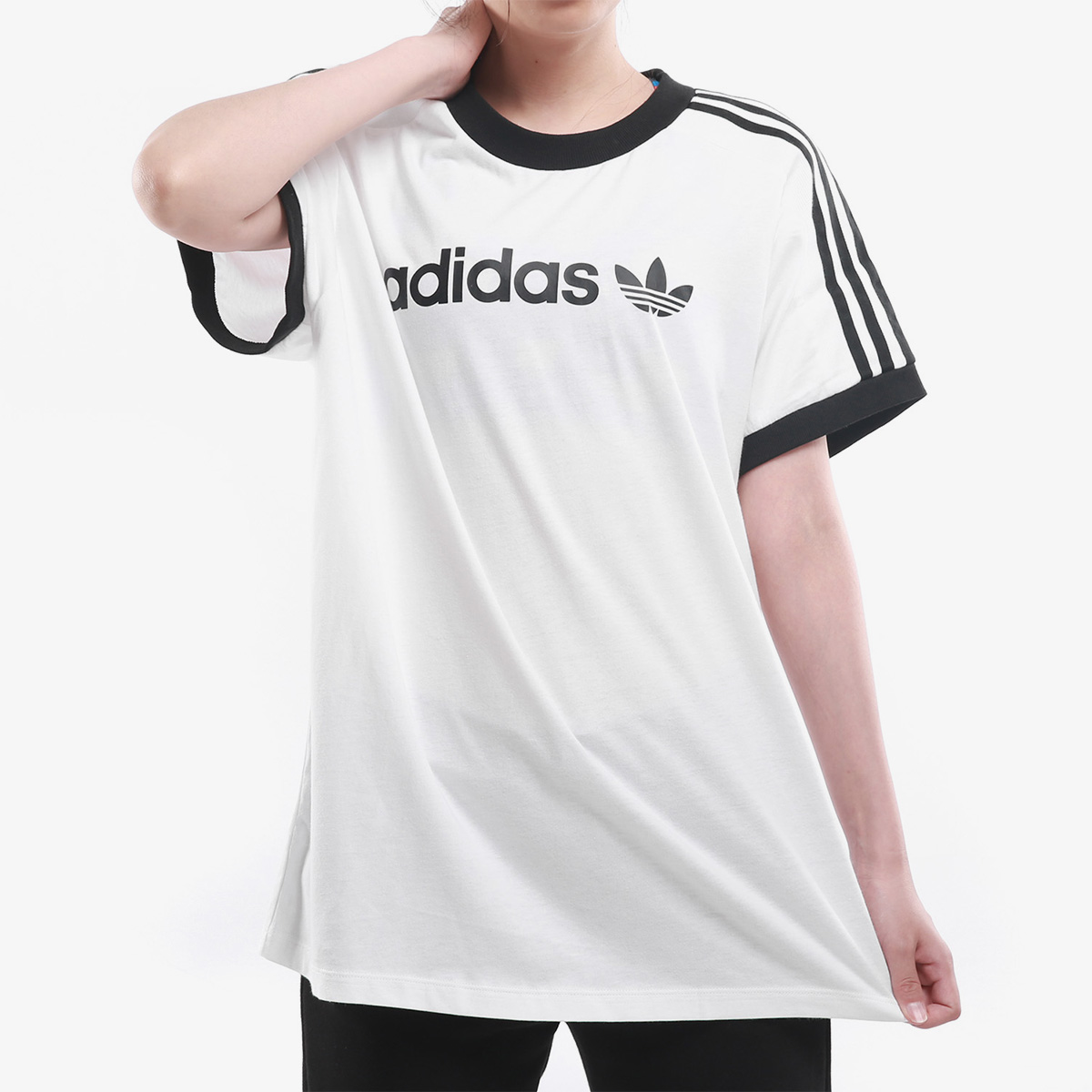 Adidas/阿迪达斯正品三叶草夏季新款短袖女运动休闲T恤 DZ2360-图0