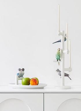 【官方正品】西班牙Lladro 雅致 Parrot鹦鹉派对花瓶摆件挂钩餐盘