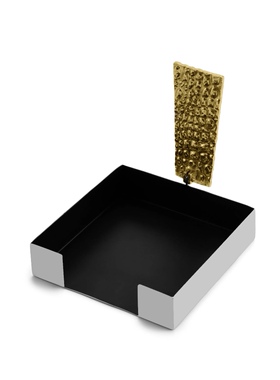 【官方授权】美国Michael Aram Safari游猎系列纸巾架金色装饰摆