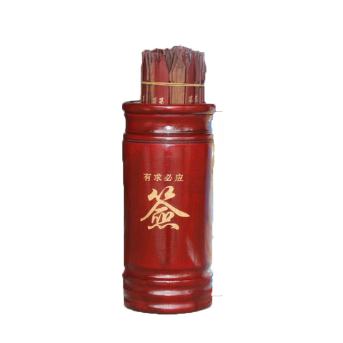 摇签筒求签桶用品50签竹签筒居家家用摆件用品卦签抽签桶五十签 - 图3