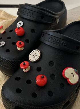 2025新款洞洞鞋花卡骆驰crocs