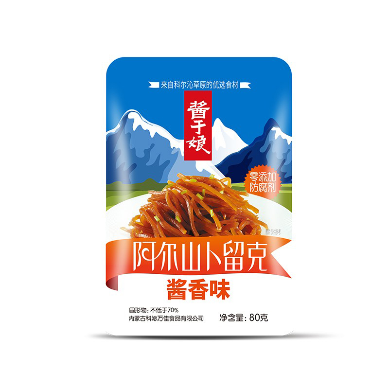 科沁万佳卜留克咸菜酱菜早餐下饭小菜80g*10袋内蒙特产 - 图1