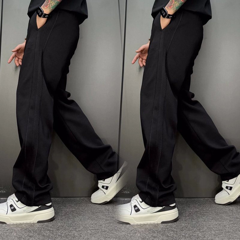 春秋新款牛仔裤男弹力松紧腰百搭直筒宽松运动裤休闲裤时尚工装裤,淘宝优惠券,粉丝福利购,淘宝优惠卷