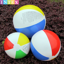 Spelling big number ball four-color small number beach ball elastic slapping childrens play water polo ball play water to play water bouncball