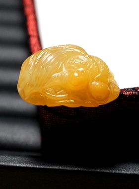 天然水晶兔毛金鱼吊坠挂件 礼物招财 男女饰品 闺蜜礼品