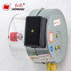 Water pump control electrical contact pressure gauge red flag controller