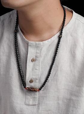 挂脖项链手串108佛珠项链小尺寸