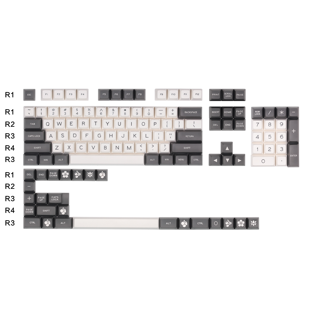 MAXKEY基础套foundation ABS二色球帽 SA高度机械键盘双色键帽-图0