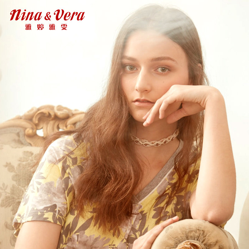 夏季短袖短裤莫代尔棉两件居家睡衣 雅婷雅雯服饰睡衣/家居服套装