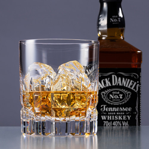 【入会享礼】江户切子kagami万华镜星芒杯竹之膳洛克杯威士忌酒杯 - 图2