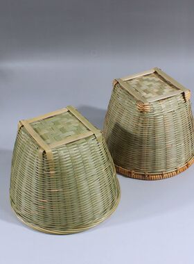 手工竹编迷你鱼篓舞蹈舞蹈道具