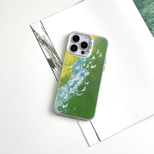 青山归鸟 | So so Lab | 适用于iphone16promax小米14苹果16pro华为mate60pro华为p70高级新款个性小众手机壳 - 图2