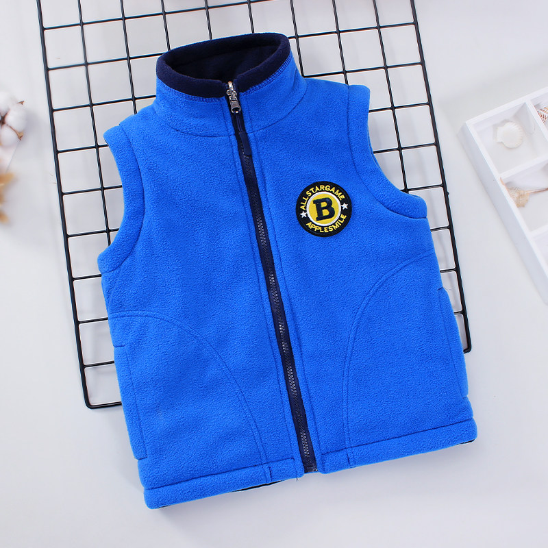 男童摇粒绒马甲秋儿童外套冬中大童背心两面外穿宝宝坎肩宽松保暖,淘宝优惠券,粉丝福利购,淘宝优惠卷