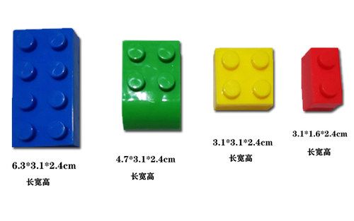 儿童大颗粒积木桌面拼装玩具散装斤装塑料益智力男女孩3岁2岁拼插 - 图1