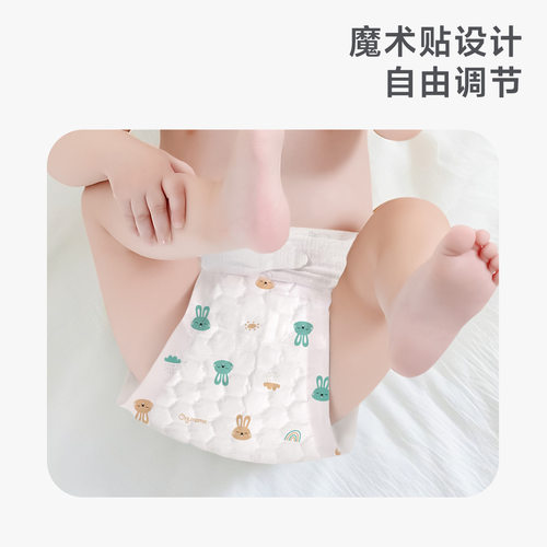 t型尿片婴儿三角巾纸尿裤宝宝一次性尿布防水新生隔屎隔尿垫透气 - 图2