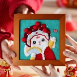 Шерстяной войлок, фоторамка, набор материалов, кукла, DIY, для влюбленных, подарок на день рождения