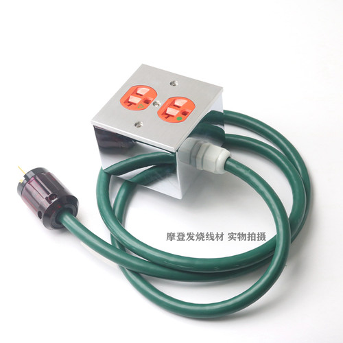 MOOGE音响专用国标转美标电源插座hifi美式排插86墙插荷宝IG8300 - 图2