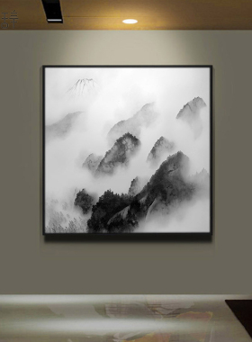 禅意抽象风卧室客厅装饰画