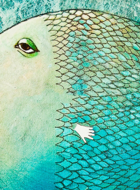 小房子客厅遮挡电表箱装饰画