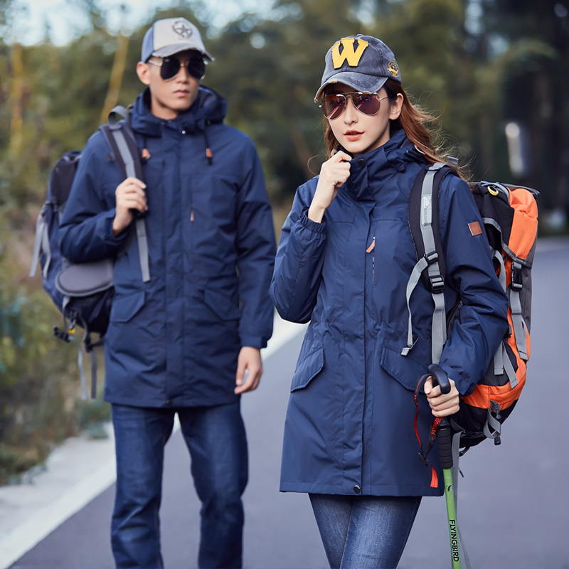迪克尔狼爪户外中长款冲锋衣女男三合一两件套冬季西藏旅游登山服 迪克尔狼爪户外中长款冲锋衣女男三合一两件套冬季西藏旅游登山服