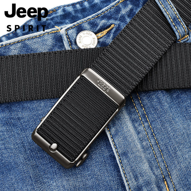 Brand authentic automatic buckle canvas belt versatile Brand authentic automatic buckle canvas belt versatile