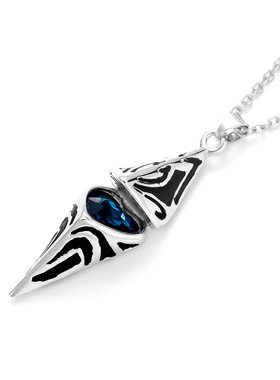 星之光芒帅气嘻哈可打开容器项链