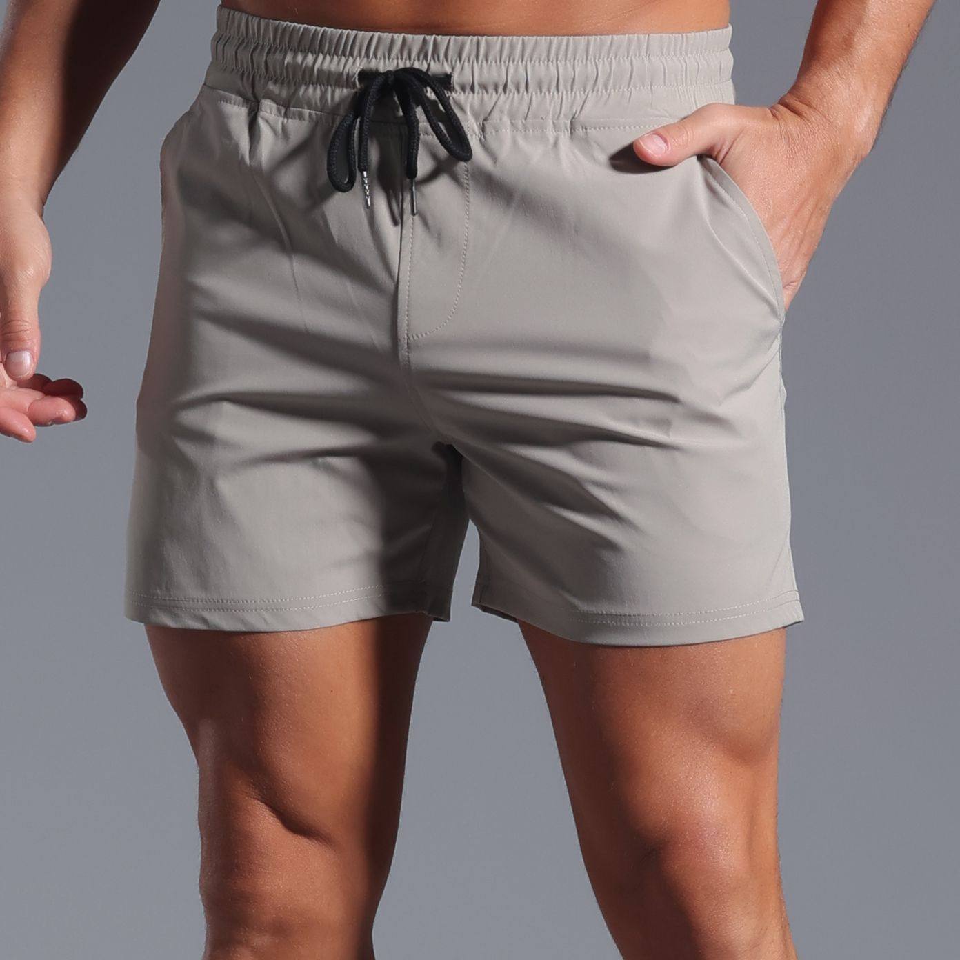 速干弹力运动短裤男士三分裤基础百搭3分裤健身男短裤衩时尚百搭,淘宝优惠券,粉丝福利购,淘宝优惠卷