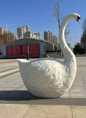 羽毛儿童室内摄影大鹅道具