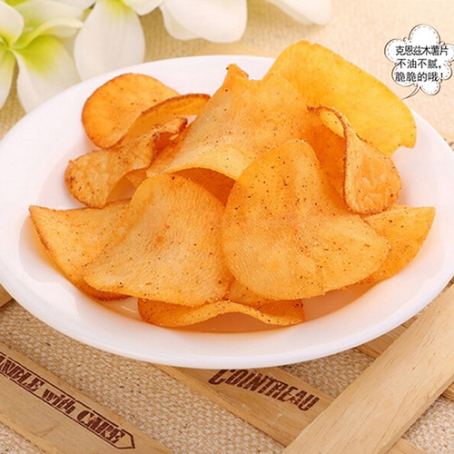 印尼进口克恩兹木薯片60g膨化零食网红休闲食品薯片大包 - 图2